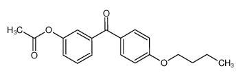 [3-(4-butoxybenzoyl)phenyl] acetate 890100-04-6