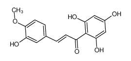 (E)-3-(3-hydroxy-4-methoxyphenyl)-1-(2,4,6-trihydroxyphenyl)prop-2-en-1-one 75679-30-0