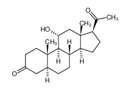 11.α.-Hydroxyallopregnane-3,20-dione 565-96-8