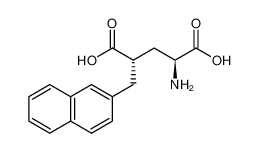 (2S,4S)-2-amino-4-(naphthalen-2-ylmethyl)pentanedioic acid 207497-61-8