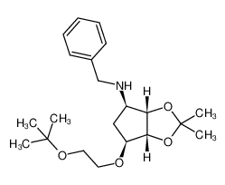 1444301-53-4 (3aS,4R,6S,6aR)-N-benzyl-6-((2-tert-butoxy)ethoxy)-2,2-dimethyl-tetrahydro-3aH-cyclopenta[d][1,3]dioxol-4-amine