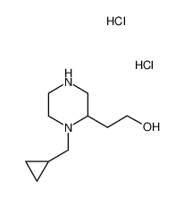 2-[1-(cyclopropylmethyl)piperazin-2-yl]ethanol,dihydrochloride 1049750-09-5