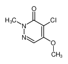 4-chloro-5-methoxy-2-methylpyridazin-3-one 14628-57-0