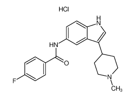 182563-08-2 structure, C21H23ClFN3O