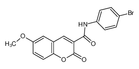 N-(4-bromophenyl)-6-methoxy-2-oxochromene-3-carboxamide 314272-99-6