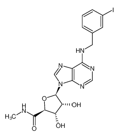 1-Deoxy-1-[6-[((3-Iodophenyl)methyl)amino]-9H-purin-9-yl]-N-methyl-β-D-ribofuranuronamide