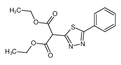 85730-47-8 spectrum, diethyl 2-phenyl-1,3,4-thiadiazol-5-ylmalonate