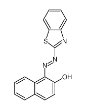 (1E)-1-(1,3-benzothiazol-2-ylhydrazinylidene)naphthalen-2-one 3012-50-8