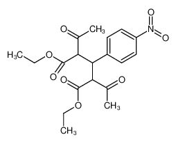 diethyl 2,4-diacetyl-3-(4-nitrophenyl)pentanedioate