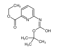 ethyl 6-[(2-methylpropan-2-yl)oxycarbonylamino]pyridine-2-carboxylate 203321-86-2