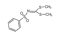 13068-20-7 spectrum, N-bis-(methylsulfanylmethylene)benzenesulfonamide