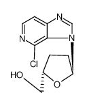 131488-46-5 4-chloro-3-(2',3'-dideoxy-α-D-glycero-pentofuranosyl)-3H-imidazo<4,5-c>pyridine