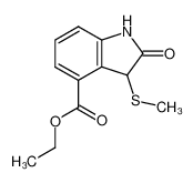 61394-57-8 3-methylthio-oxindole-4-carboxylic acid ethyl ester