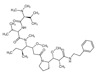 (2S)-2-[[(2S)-2-二甲基氨基-3-甲基丁酰基]氨基]-N-[(3R,4R,5S)-3-甲氧基-1-[(2S)-2-[(1R,2R)-1-甲氧基-2-甲基-3-氧代-3-(2-苯基乙基氨基)丙基]吡咯烷-1-基]-5-甲基-1-氧代庚烷-4-基]-N,3-二甲基丁酰胺