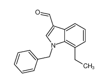 1H-Indole-3-carboxaldehyde,7-ethyl-1-(phenylmethyl)-(9CI) 593236-91-0