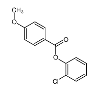 (2-chlorophenyl) 4-methoxybenzoate 7465-89-6