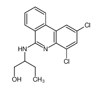2-[(2,4-dichlorophenanthridin-6-yl)amino]butan-1-ol 99%