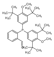 2-(Bis(3,5-di-tert-butyl-4-methoxyphenyl)phosphino)benzaldehyde 1202865-21-1
