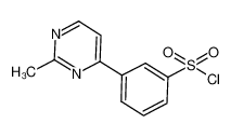 3-(2-甲基-4-嘧啶基)苯磺酰氯
