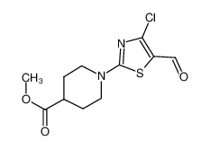 4-氯-2-(4-甲酰甲氧基-1-哌啶)-5-噻唑甲醛