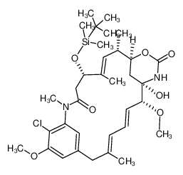 75349-69-8 spectrum, 3-O-(tert-butyldimethylsilyl)-4,5-deoxymaytansinol