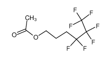 25600-64-0 spectrum, 4,4,5,5,6,6,6-heptafluorohexyl acetate