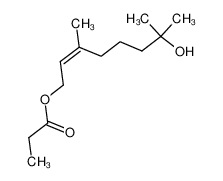 87081-71-8 spectrum, (Z)-7-hydroxy-3,7-dimethyl-2-octen-1-yl propanoate