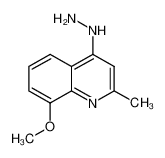 4-肼基-8-甲氧基-2-甲基喹啉