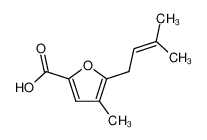 217947-52-9 spectrum, 3-methyl-2-(3-methylbut-2-enyl)furan-5-carboxylic acid