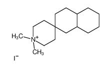 1',1'-dimethylspiro[2,3,4,4a,5,6,8,8a-octahydro-1H-naphthalene-7,4'-piperidin-1-ium],iodide