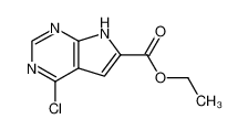 Ethyl 4-chloro-7H-pyrrolo[2,3-d]pyrimidine-6-carboxylate 187725-00-4