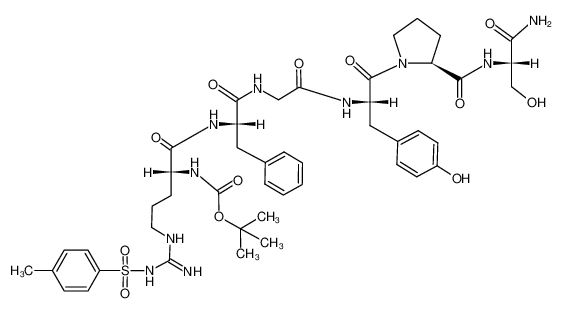 100304-67-4 structure, C46H62N10O12S