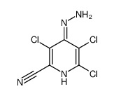 3,5,6-trichloro-4-hydrazinylpyridine-2-carbonitrile 60902-99-0