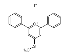 54620-10-9 spectrum, 4-methylsulfanyl-2,6-diphenyl-pyrylium, iodide