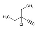 6080-79-1 spectrum, 1-Pentyne, 3-chloro-3-ethyl-