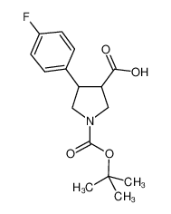 455954-94-6 structure, C16H20FNO4