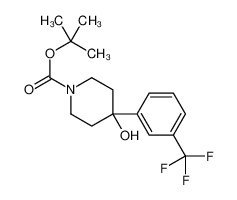 tert-butyl 4-hydroxy-4-[3-(trifluoromethyl)phenyl]piperidine-1-carboxylate 634464-86-1