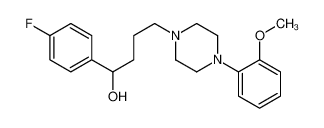 1-(4-Fluorophenyl)-4-[4-(2-methoxyphenyl)-1-piperazinyl]-1-butano l 442-03-5