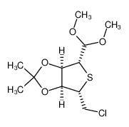 114768-58-0 spectrum, 6-chloro-2,5,6-trideoxy-2,5-epithio-3,4-O-isopropylidene-D-allose dimethyl acetal