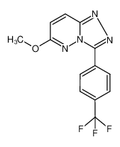 6-methoxy-3-[4-(trifluoromethyl)phenyl]-[1,2,4]triazolo[4,3-b]pyridazine 289651-70-3