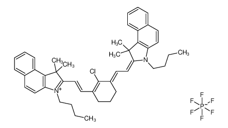 3-丁基-2-(2-[3-[2-(3-丁基-1,1-二甲基-1,3-二氢苯并[e]吲哚-2-亚基)乙亚基]-2-氯-环己烯-1-基]乙烯基)-1,1-二甲基-1H-苯并[e]吲哚鎓六氟磷酸盐