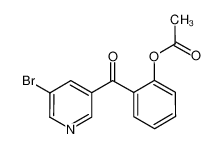 2-[(5-溴-3-吡啶基)羰基]苯基乙酸酯