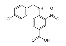 4-[(4-chlorophenyl)methylamino]-3-nitrobenzoic acid 309943-02-0