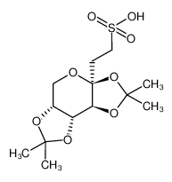 205248-75-5 2-((3aS,5aR,8aR,8bS)-2,2,7,7-Tetramethyl-tetrahydro-bis[1,3]dioxolo[4,5-b;4',5'-d]pyran-3a-yl)-ethanesulfonic acid