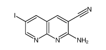 2-氨基-6-碘-[1,8]萘啶-3-甲腈