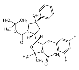 869531-30-6 structure, C29H36F2N2O5