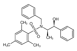 N-benzyl-N-[(1S,2R)-1-hydroxy-1-phenylpropan-2-yl]-2,4,6-trimethylbenzenesulfonamide 187324-64-7