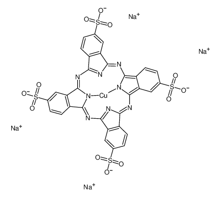 Copper(II) phthalocyanine tetrasulfonic acid tetrasodium salt 27360-85-6
