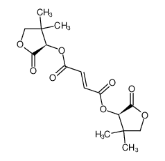 bis((R)-4,4-dimethyl-2-oxotetrahydrofuran-3-yl) fumarate 142608-02-4