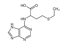 4-(Ethylsulfanyl)-2-(7H-purin-6-ylamino)butanoic acid 6271-37-0